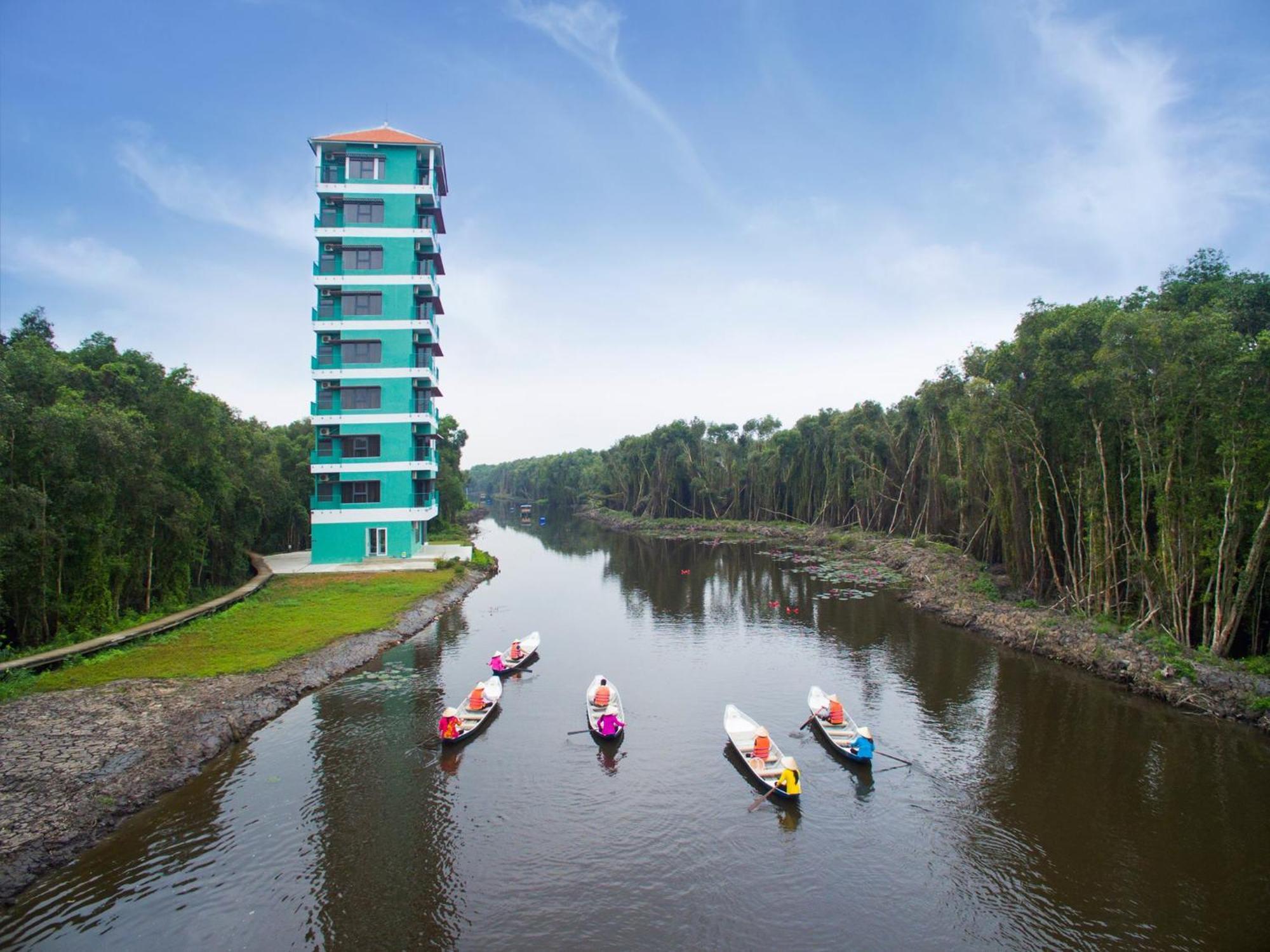Hotel Làng Nổi Tân Lập Moc Hoa Esterno foto